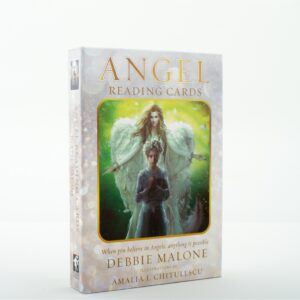 Angel reading cards