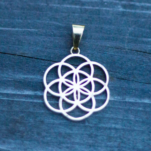 Hänge - Flower of Life gyllene