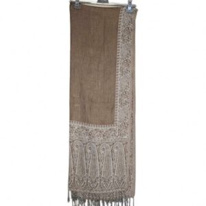 Paisleymönstrad Sjal Beige