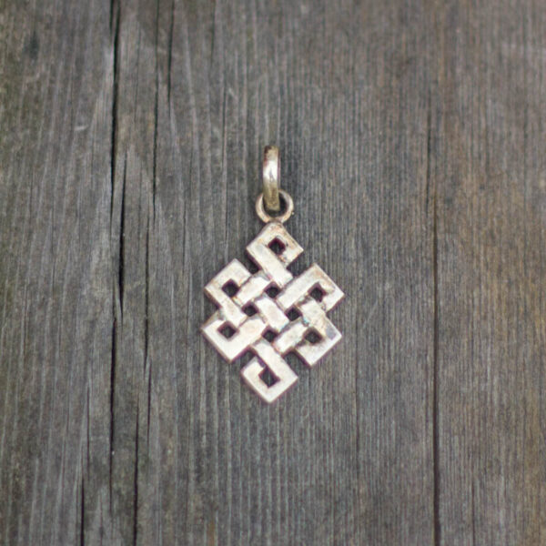 Hänge Endless knot silvrig